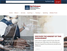 Tablet Screenshot of highperformance-solutions.com